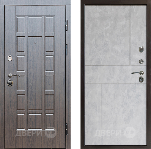 Входная металлическая Дверь Престиж Престиж Горизонт Бетон светлый в Егорьевске