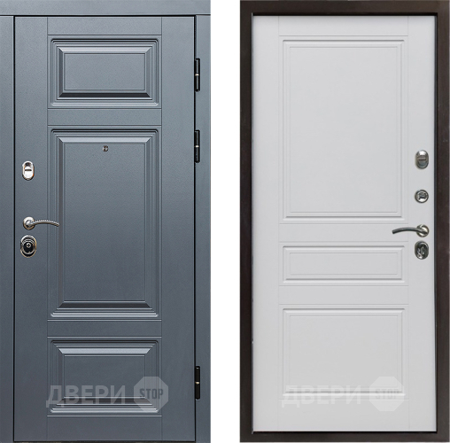 Входная металлическая Дверь Престиж Премиум Классика Белый матовый в Егорьевске