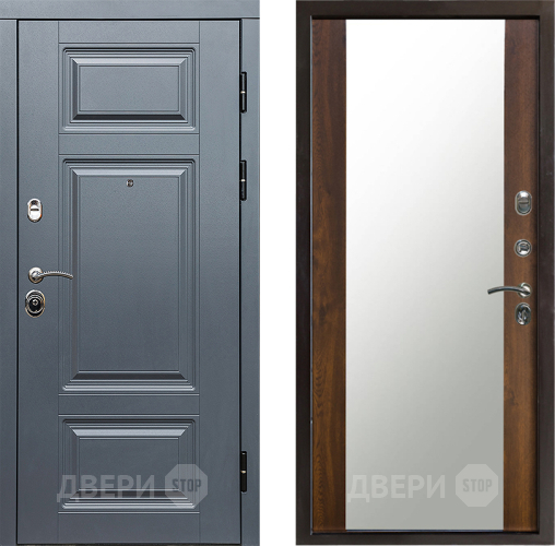 Входная металлическая Дверь Престиж Премиум Зеркало Дуб в Егорьевске