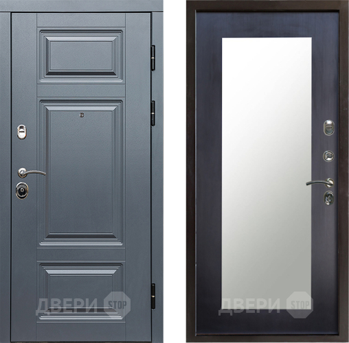 Входная металлическая Дверь Престиж Премиум Зеркло Пастораль Венге в Егорьевске