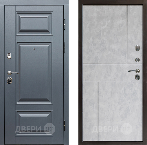 Входная металлическая Дверь Престиж Премиум Горизонт Бетон светлый в Егорьевске