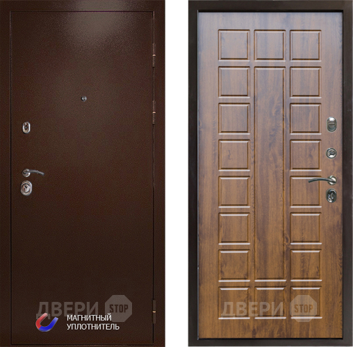 Входная металлическая Дверь Престиж Медь Престиж Дуб в Егорьевске