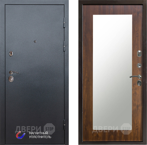 Дверь Престиж Графит Зеркло Пастораль Дуб в Егорьевске