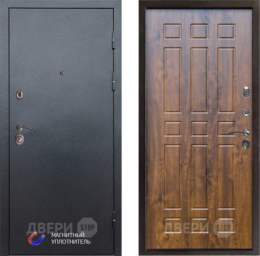 Входная металлическая Дверь Престиж Графит Спарта Дуб в Егорьевске