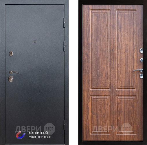 Входная металлическая Дверь Престиж Графит Премиум Орех светлый в Егорьевске