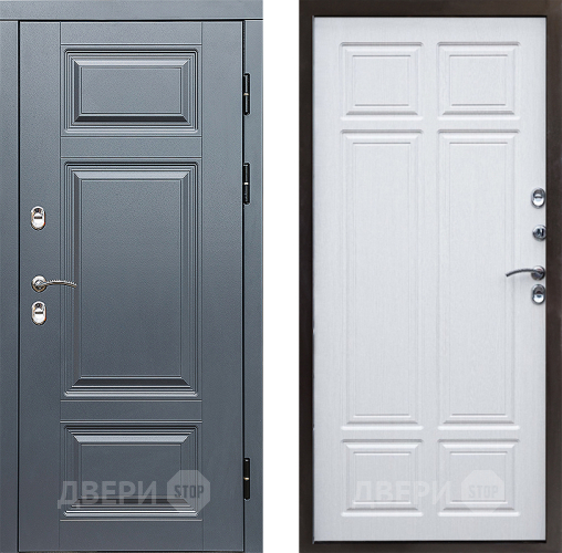 Входная металлическая Дверь Престиж TERMO с терморазрывом Премиум Грэй Премиум Лиственница белая в Егорьевске