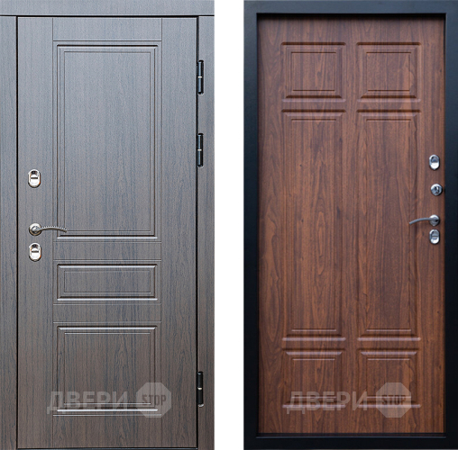 Дверь Престиж TERMO с терморазрывом Классика Премиум Орех темный в Егорьевске