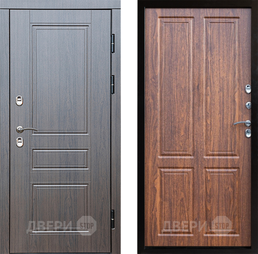 Входная металлическая Дверь Престиж TERMO с терморазрывом Классика Премиум Орех светлый в Егорьевске