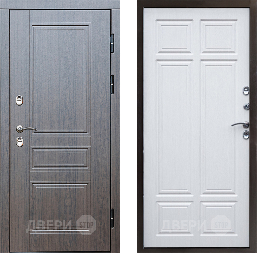 Входная металлическая Дверь Престиж TERMO с терморазрывом Классика Премиум Лиственница белая в Егорьевске