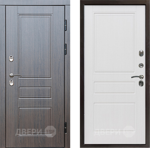 Входная металлическая Дверь Престиж TERMO с терморазрывом Классика Классика Белое дерево в Егорьевске