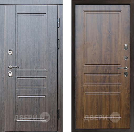 Входная металлическая Дверь Престиж TERMO с терморазрывом Классика Классика Дуб в Егорьевске