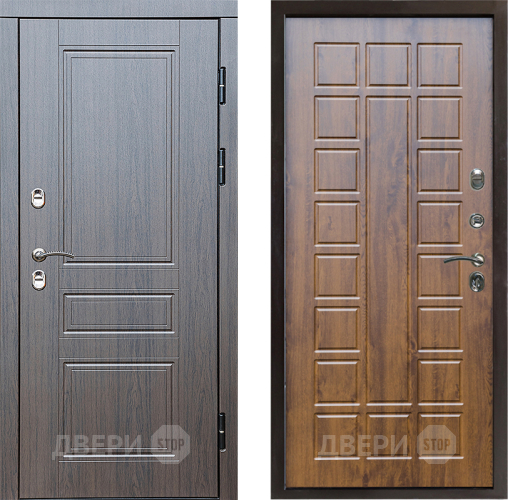 Входная металлическая Дверь Престиж TERMO с терморазрывом Классика Престиж Дуб в Егорьевске