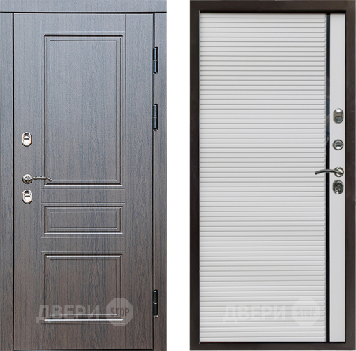 Входная металлическая Дверь Престиж TERMO с терморазрывом Классика Porte Белый в Егорьевске