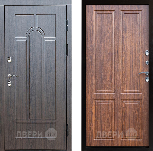 Входная металлическая Дверь Престиж TERMO с терморазрывом Арка Премиум Орех светлый в Егорьевске