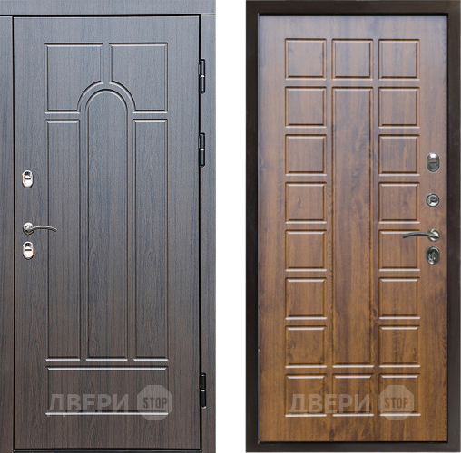 Входная металлическая Дверь Престиж TERMO с терморазрывом Арка Престиж Дуб в Егорьевске