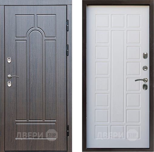 Входная металлическая Дверь Престиж TERMO с терморазрывом Арка Престиж Белое дерево в Егорьевске