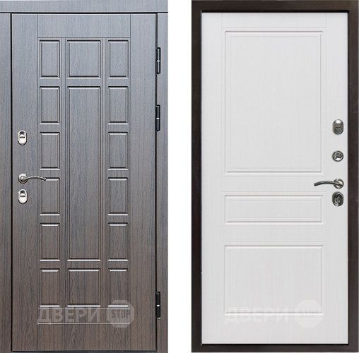 Входная металлическая Дверь Престиж TERMO с терморазрывом Престиж Классика Белое дерево в Егорьевске