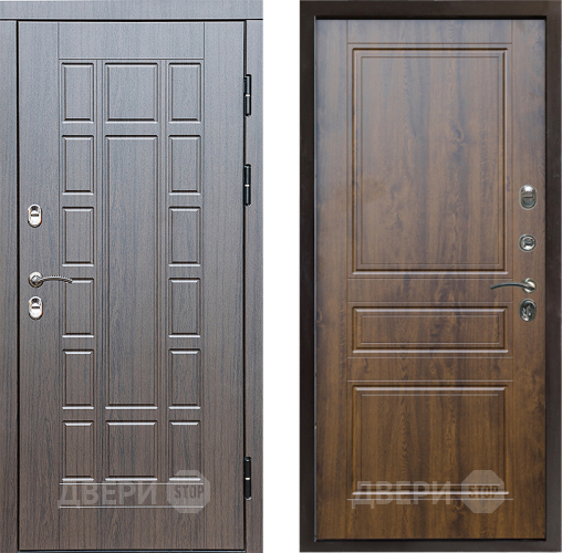 Входная металлическая Дверь Престиж TERMO с терморазрывом Престиж Классика Дуб в Егорьевске