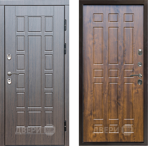 Входная металлическая Дверь Престиж TERMO с терморазрывом Престиж Спарта Дуб в Егорьевске