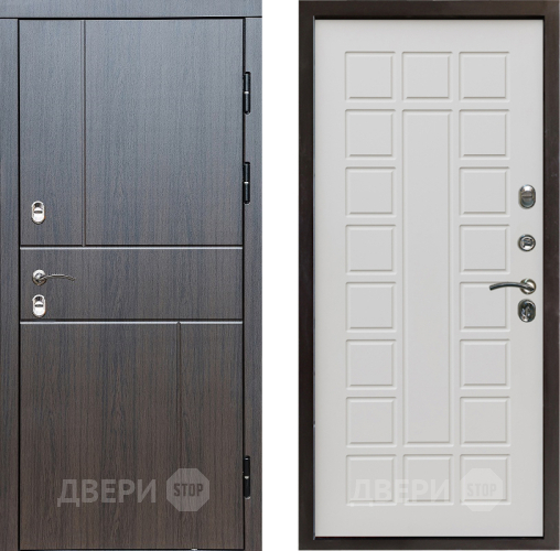 Входная металлическая Дверь Престиж TERMO с терморазрывом Горизонт Венге Престиж Бежевый мат в Егорьевске