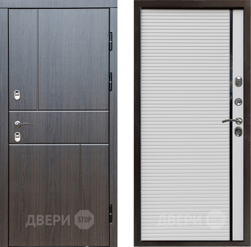 Входная металлическая Дверь Престиж TERMO с терморазрывом Горизонт Венге Porte Белый в Егорьевске