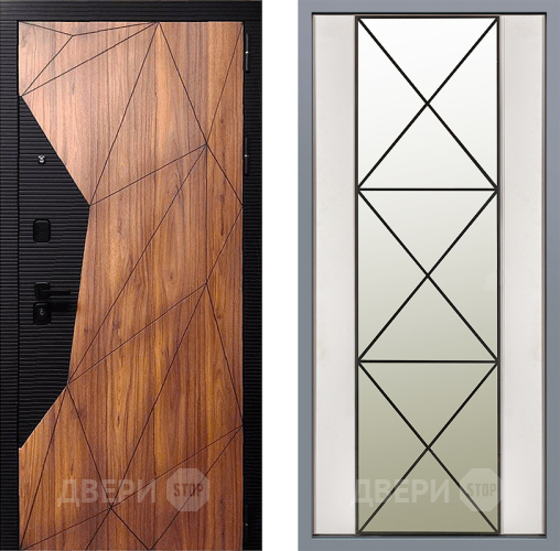 Дверь Заводские двери Морра Зеркало Перфекто Структурное дерево в Егорьевске