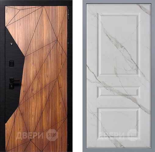 Дверь Заводские двери Морра Стокгольм Мрамор белый в Егорьевске