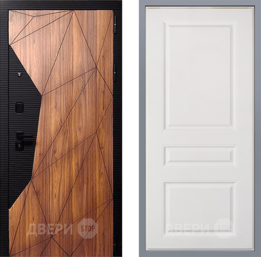 Дверь Заводские двери Морра Стокгольм Белый софт в Егорьевске