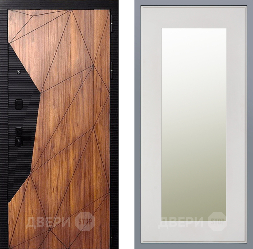 Дверь Заводские двери Морра Зеркало Модерн Белый софт в Егорьевске