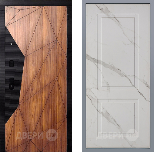 Дверь Заводские двери Морра Доррен Мрамор белый в Егорьевске