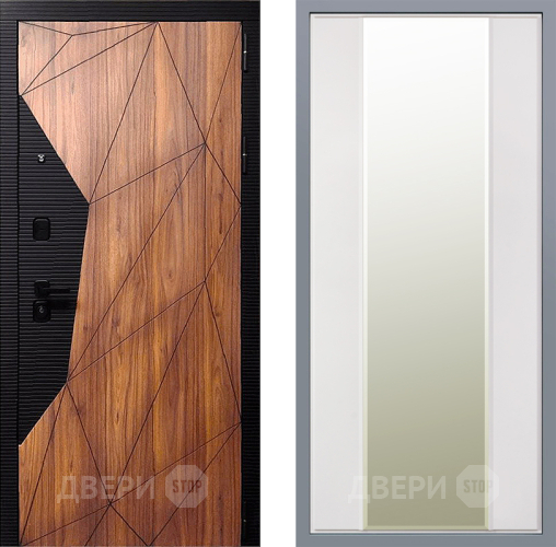 Дверь Заводские двери Морра Зеркало Макси Белый матовый в Егорьевске