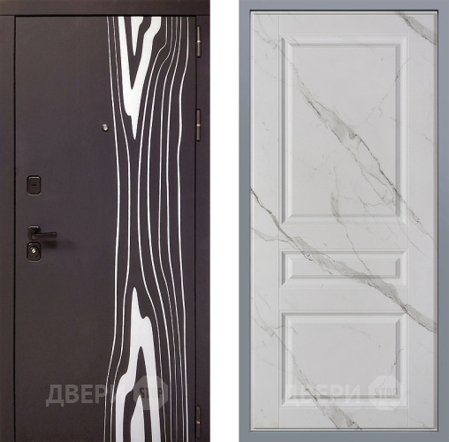 Дверь Заводские двери Леванте Стокгольм Мрамор белый в Егорьевске