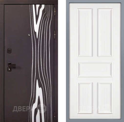 Дверь Заводские двери Леванте Уругвай Белый софт в Егорьевске