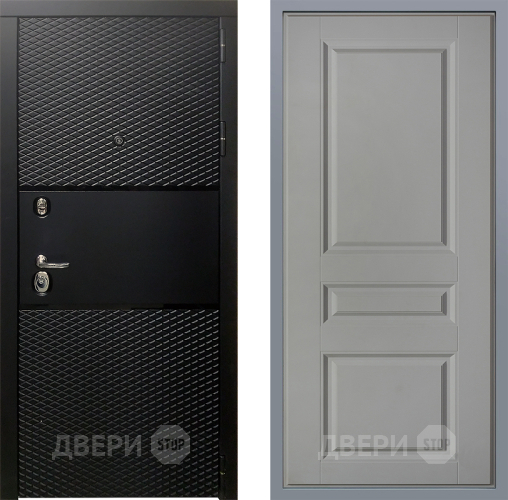 Дверь Заводские двери Тефлон Стокгольм Грей софт в Егорьевске