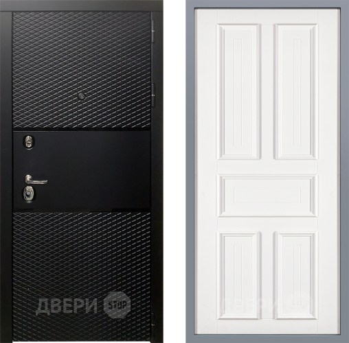 Дверь Заводские двери Тефлон Уругвай Белый софт в Егорьевске