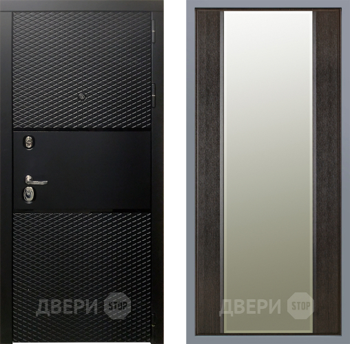 Дверь Заводские двери Тефлон Зеркало Макси Венге в Егорьевске