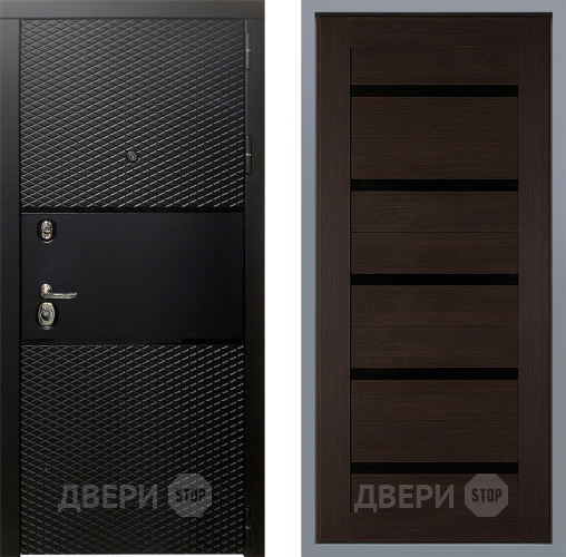 Дверь Заводские двери Тефлон СБ-1 орех тисненый в Егорьевске