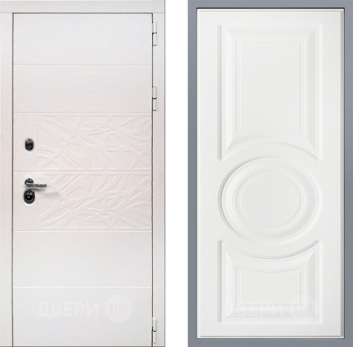 Дверь Заводские двери Дэко Вайт Неаполь Лофт белый в Егорьевске