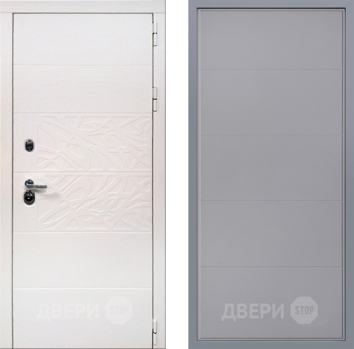 Дверь Заводские двери Дэко Вайт Тривия Грей софт в Егорьевске