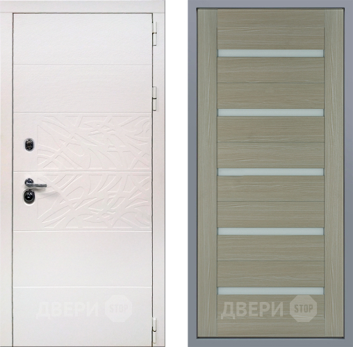 Дверь Заводские двери Дэко Вайт СБ-1 Капучино в Егорьевске