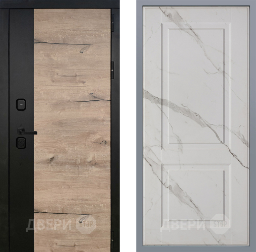 Дверь Заводские двери Ларте Доррен Мрамор белый в Егорьевске