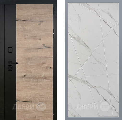 Дверь Заводские двери Ларте Флитта Мрамор белый в Егорьевске