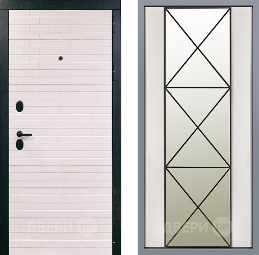 Дверь Заводские двери Сохо Зеркало Перфекто Структурное дерево в Егорьевске