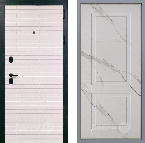 Дверь Заводские двери Сохо Доррен Мрамор белый в Егорьевске