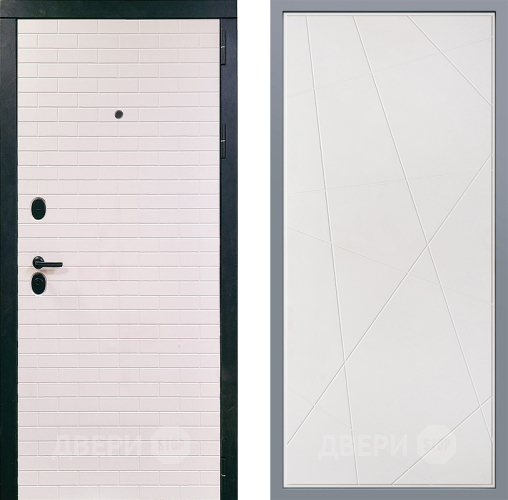 Дверь Заводские двери Сохо Флитта Белый софт в Егорьевске