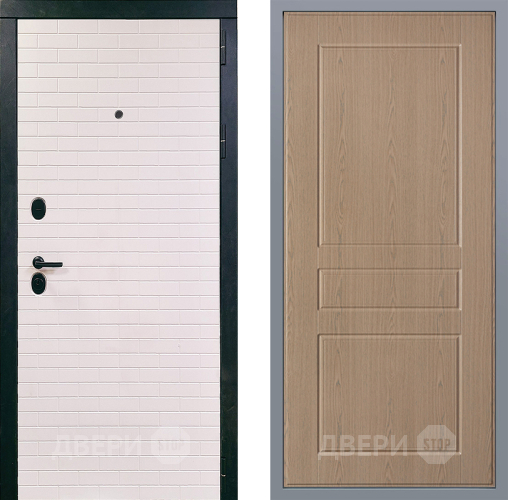 Дверь Заводские двери Сохо К-2 Беленый дуб в Егорьевске