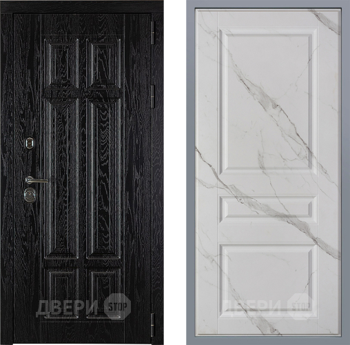 Дверь Заводские двери Мюнхен Стокгольм Мрамор белый в Егорьевске