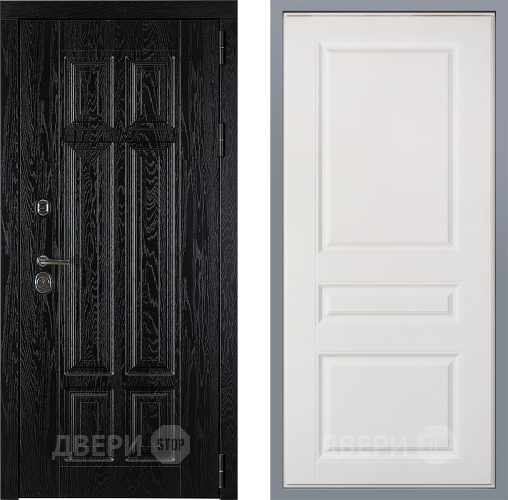 Дверь Заводские двери Мюнхен Стокгольм Белый софт в Егорьевске