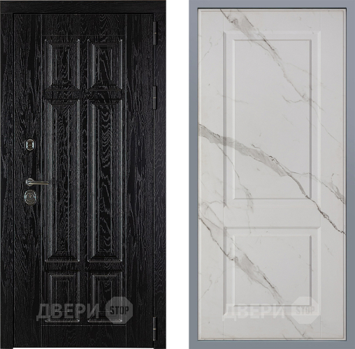 Дверь Заводские двери Мюнхен Доррен Мрамор белый в Егорьевске