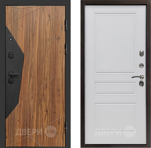 Входная металлическая Дверь Престиж Avangard Классика Белый матовый в Егорьевске